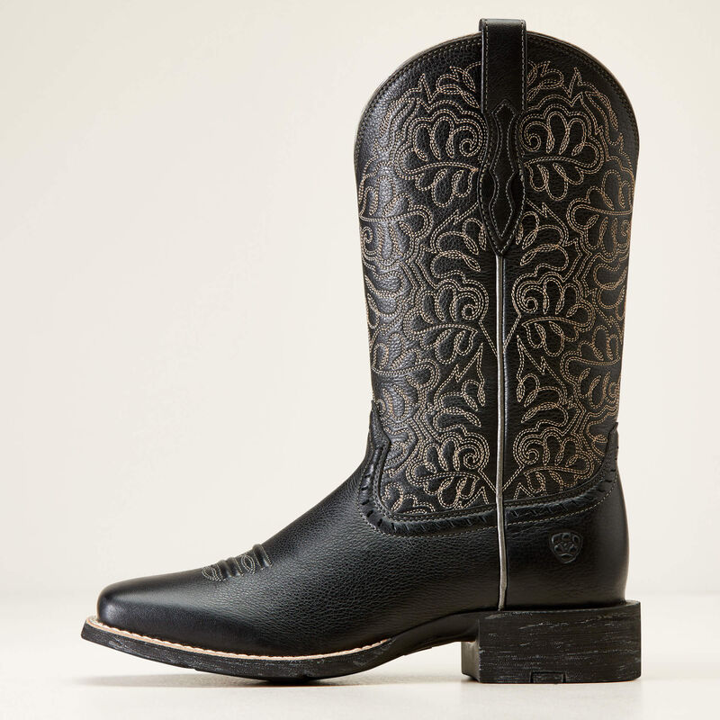 Ariat WMS Round Up Remuda Black Deertan- 10034024