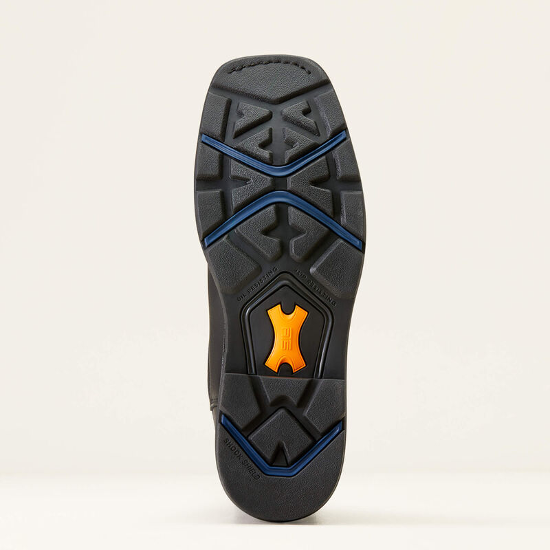 Ariat MNS Sierra Shock Shield Wide Square Toe Steel Toe Boot Black- 10046929