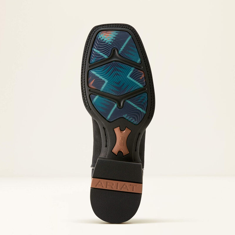 Ariat MNS Oakwood Cowboy Boot Black Suede- 10053568