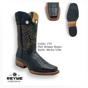 Reyme Boots-250 Bruma Negra Media Vida