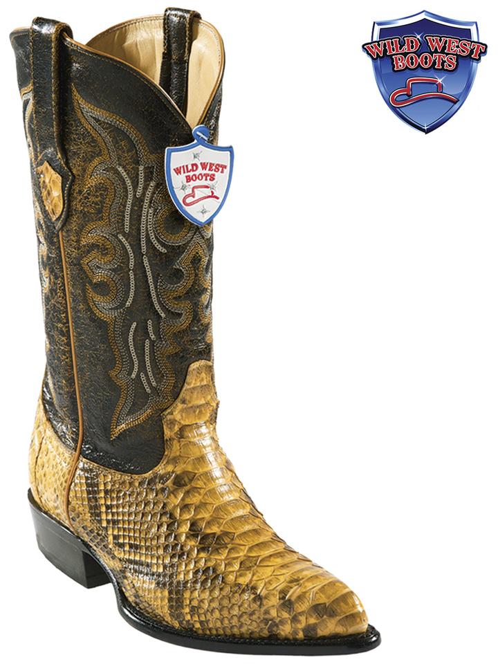 MEN'S WILD WEST BOOTS 2995702 PYTHON JTOE / PUNTAL BUTTERCUP