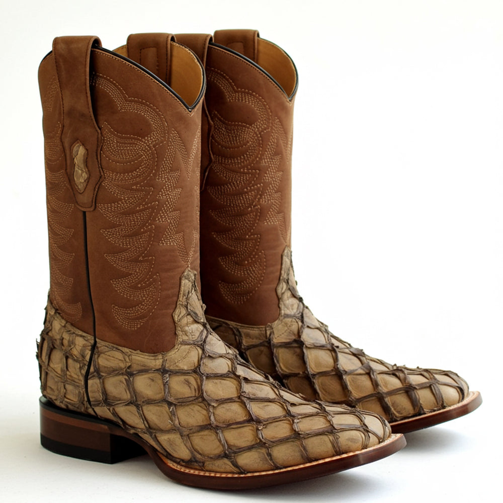 Los Altos Moka Pirarucu Boots- 8221072