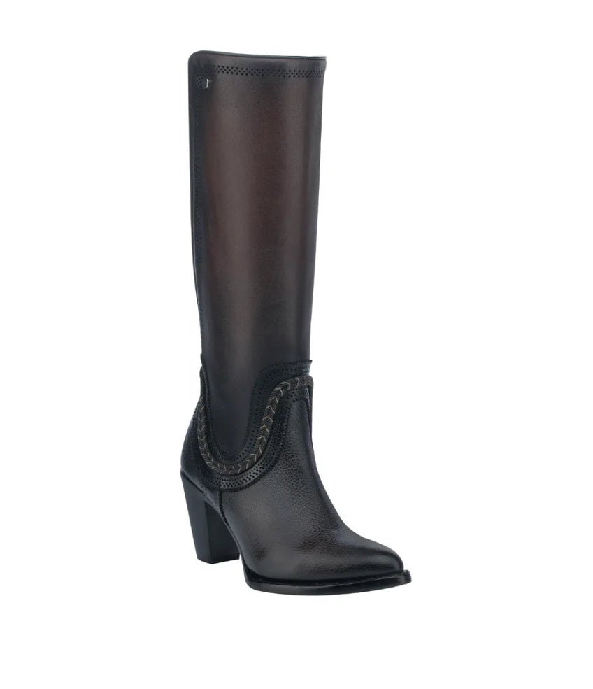 Cuadra Womens LD Chocolate Zipper & Elastic Round Toe- CU885